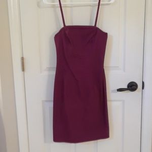 Express maroon dress